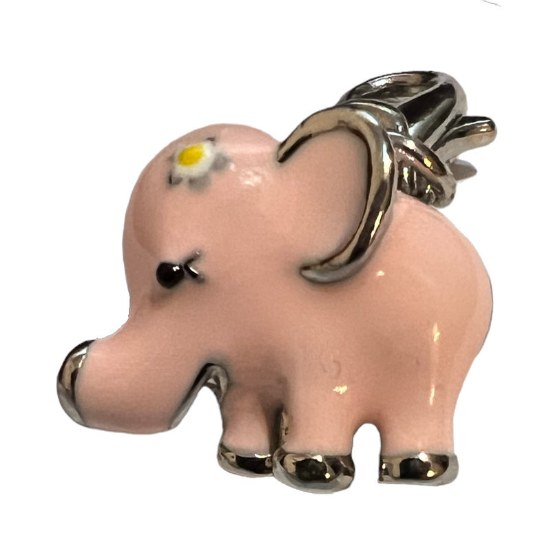 Bombay Duck Charm Pink Elephant detail
