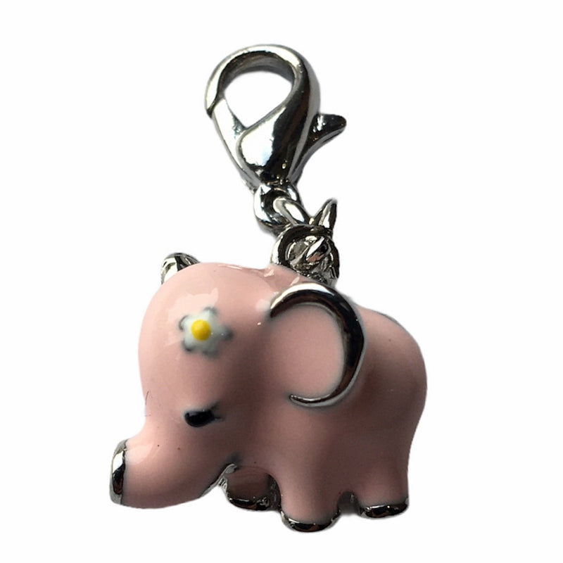 Bombay Duck Charm Pink Elephant front