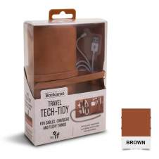 Bookaroo Travel Tech Tidy brown