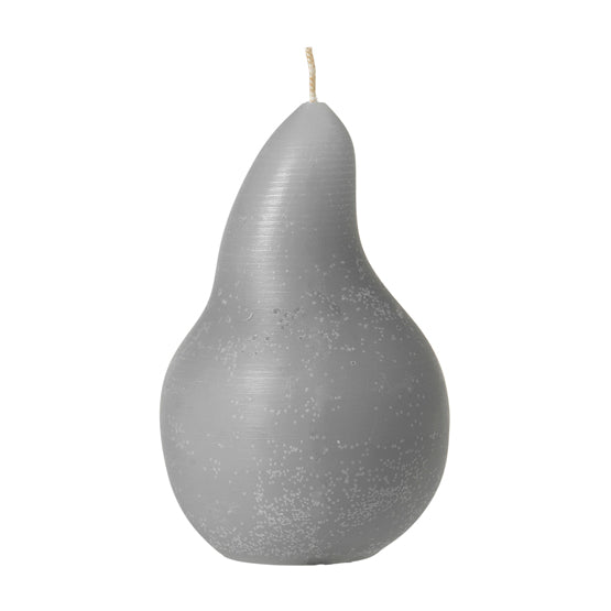 Broste Copenhagen Figure Candle Pear in Taupe Grey 45800493 main
