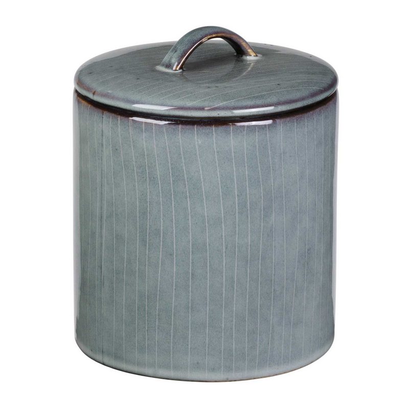 Broste Copenhagen Nordic Sea Stoneware Short Jar With Lid 14533245 main