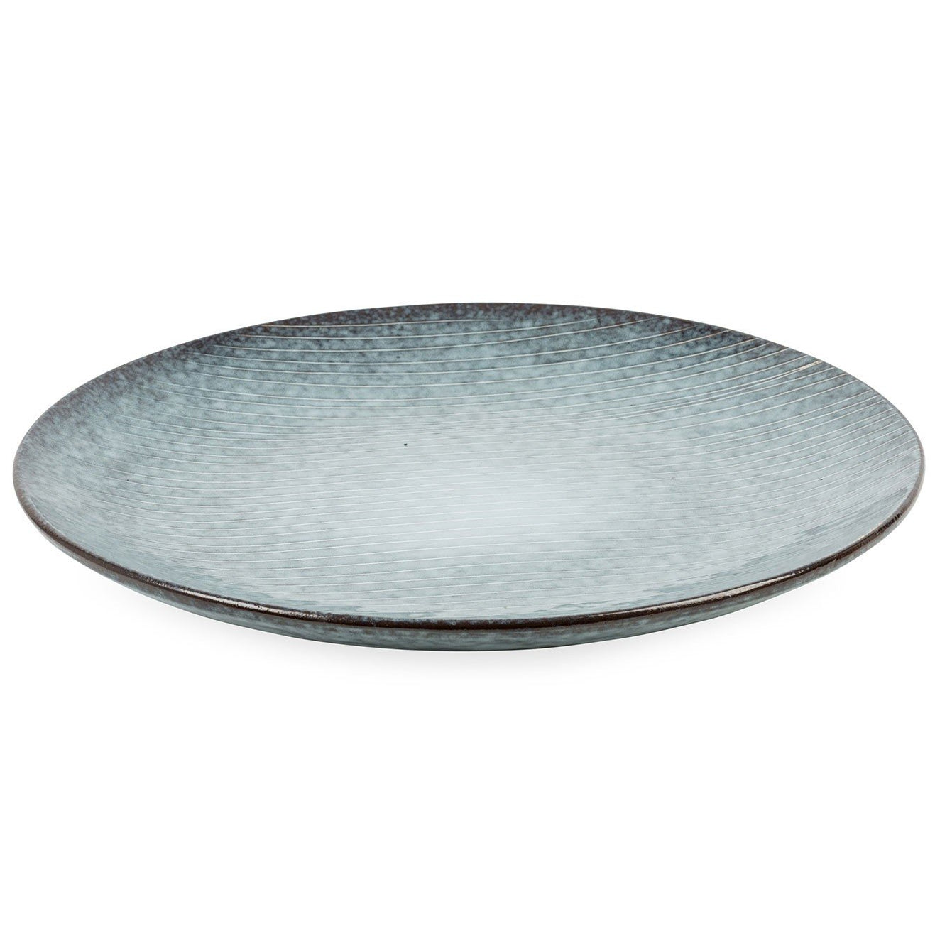 Broste Copenhagen Nordic Sea Stoneware Dinner Plate from side