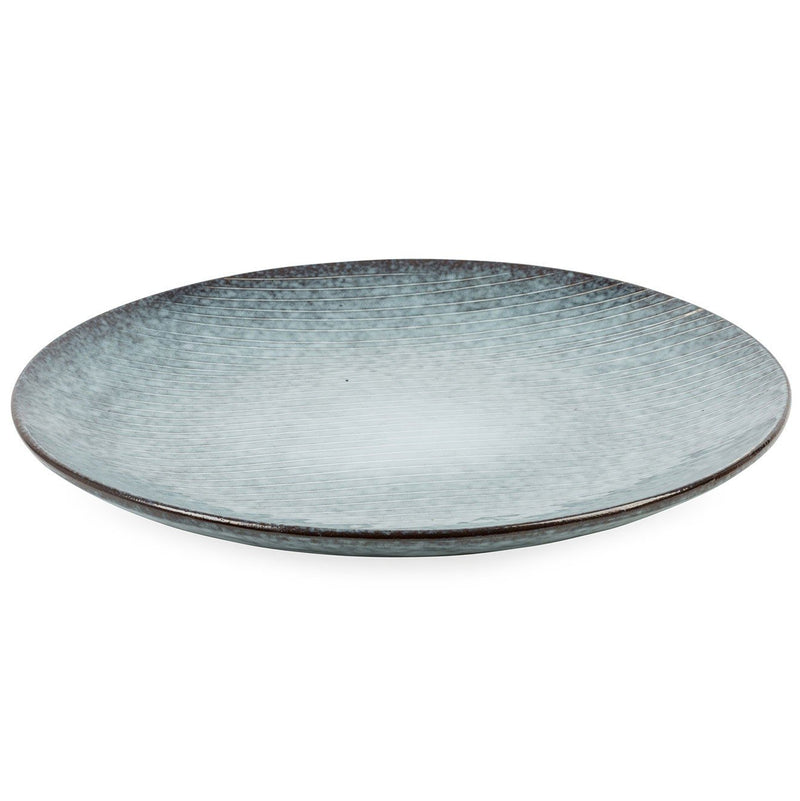 Broste Copenhagen Nordic Sea Stoneware Dinner Plate from side