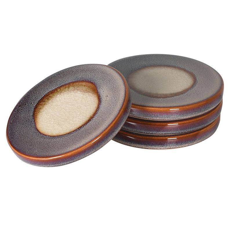 Brown & Blue Ceramic Coaster CVC034