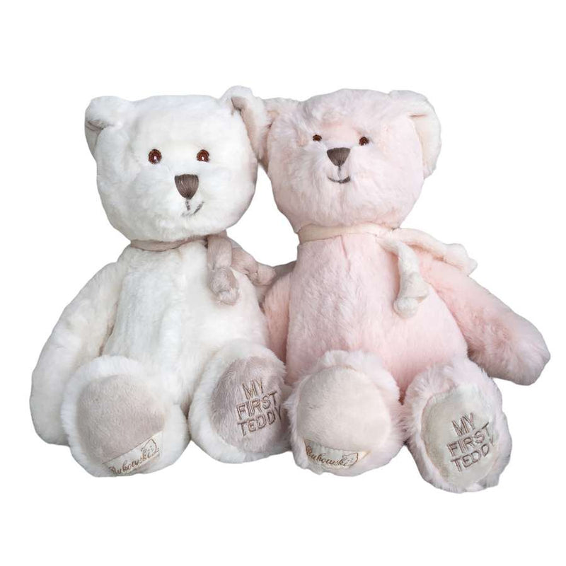 Bukowski Soft Toys My First Teddy Maxime Pink & White together