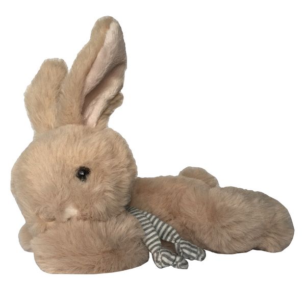 Bukowski Designs Brown Toy Rabbit Buster with scarf side