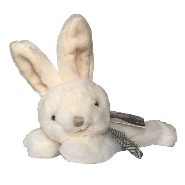Bukowski White Toy Rabbit Coco with scarf front