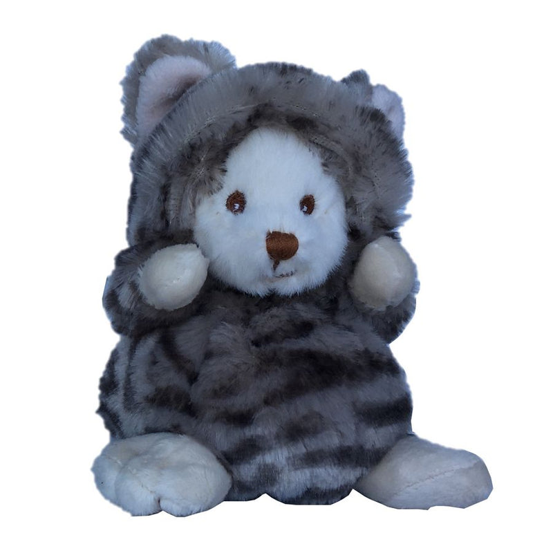 Bukowski Soft Toy Ziggy Bear Grey Cat front
