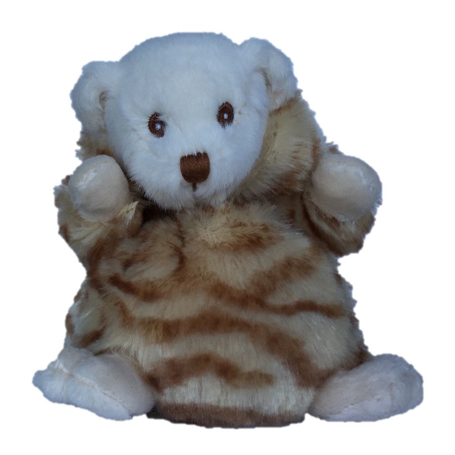 Bukowski Soft Toy Ziggy Bear Orange Cat hood down