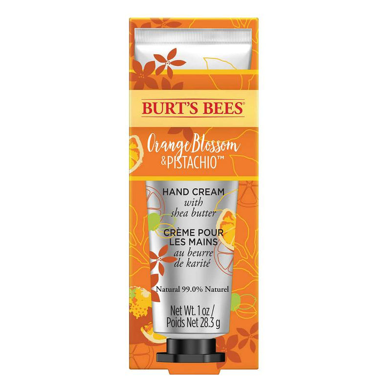 Burts Bees Hand Cream Orange Blossom & Pistachio boxed front