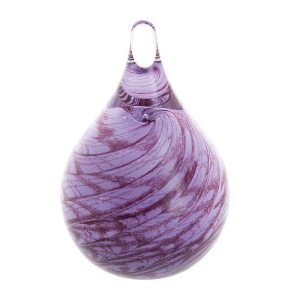 Caithness Glass Plaid Heather Teardrop U19059 main