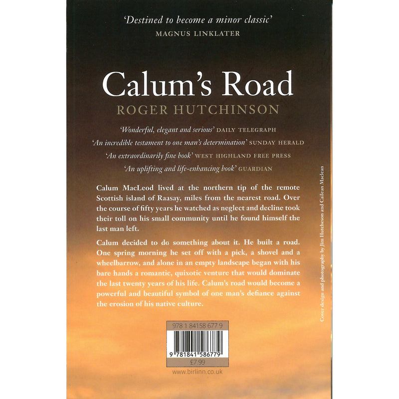 Roger Hutchinson - Calum's Road - Book back cover