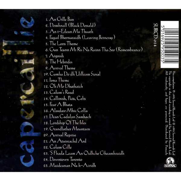 Capercaillie - The Blood Is Strong CD cover back