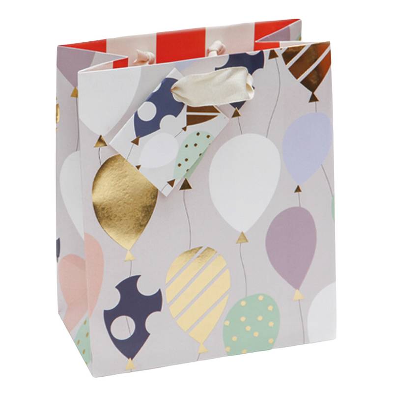 Caroline Gardner Balloons Medium Gift Bag GBS714 front