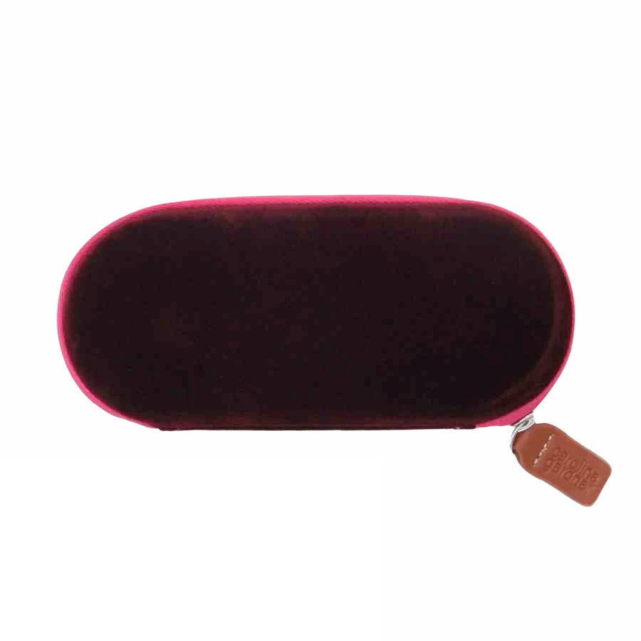 Caroline Gardner Burgundy Velvet Glasses Case