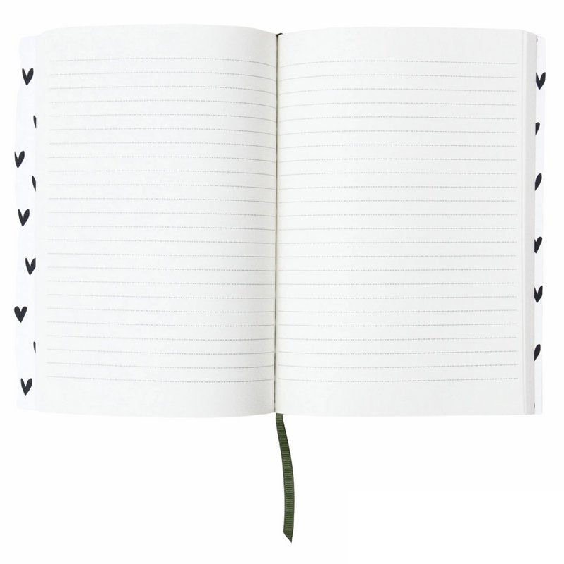 Caroline Gardner Cut-out Notebook Pink Leopard inside pages