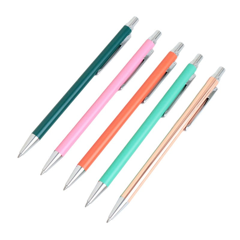 Caroline Gardner Gel Pens Set Of 5 Jade FPK103 open