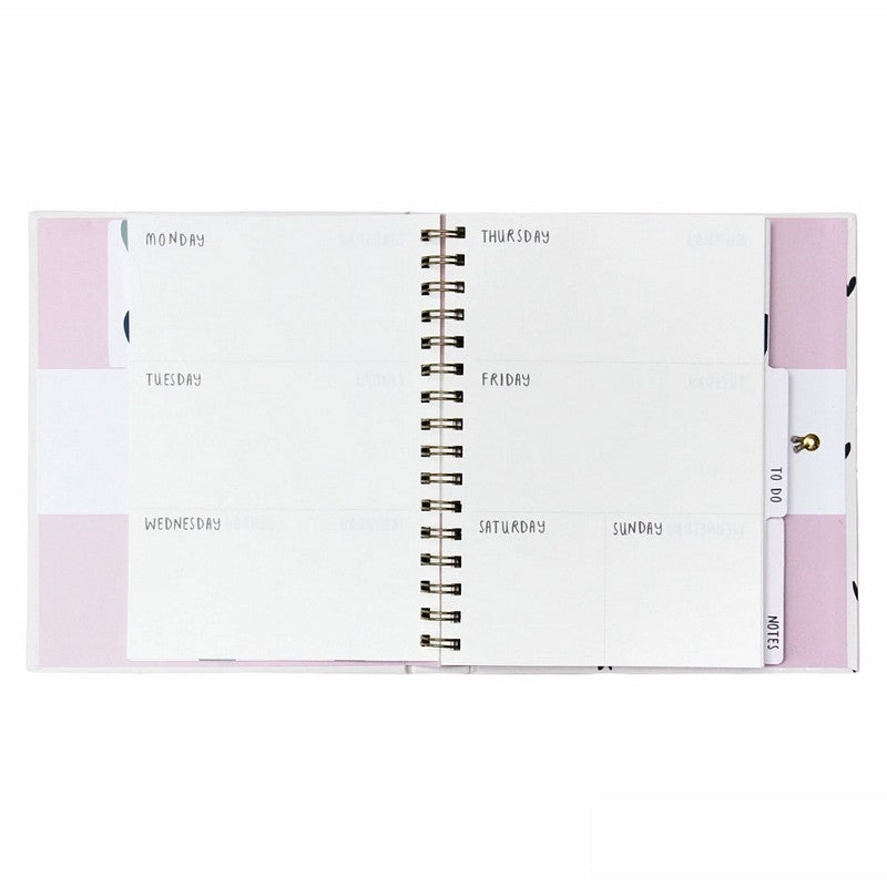 Caroline Gardner Hard Cover Organiser Scattered Hearts SPO103 inside 2