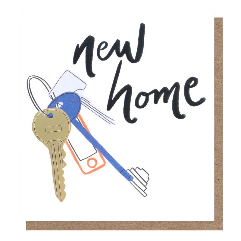 Caroline Gardner Keys New Home Card LLN008 front