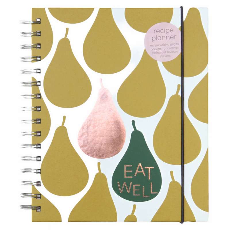 Caroline Gardner Pears Recipe Food Journal FOD103 front