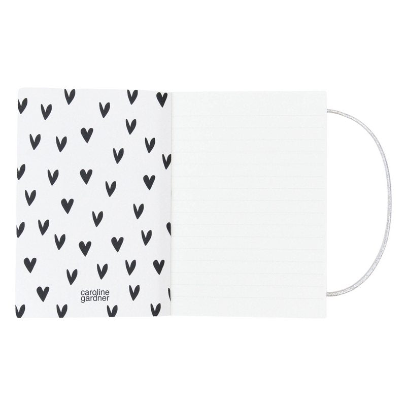 Caroline Gardner Small Chunky Notebook Star SCB113 inside