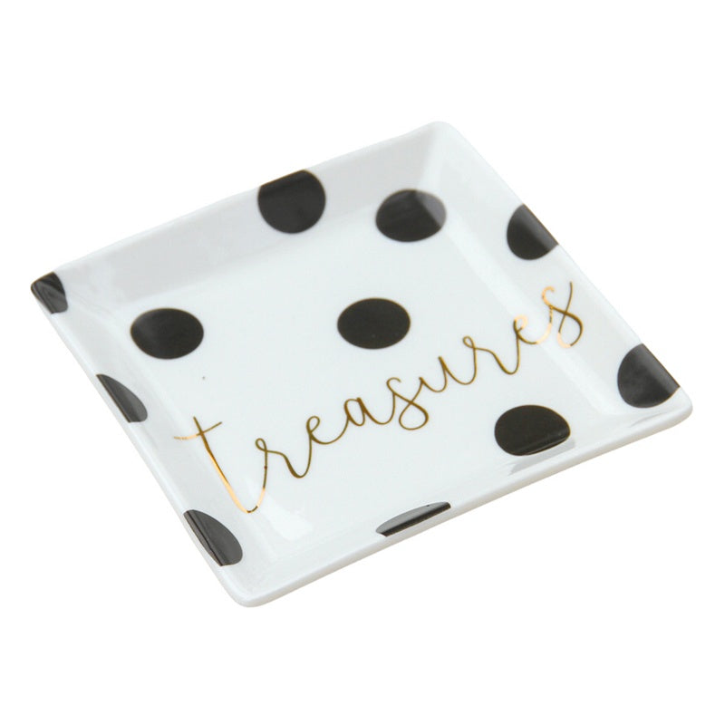 Caroline Gardner Treasures Ceramic Trinket Tray CRM108 side