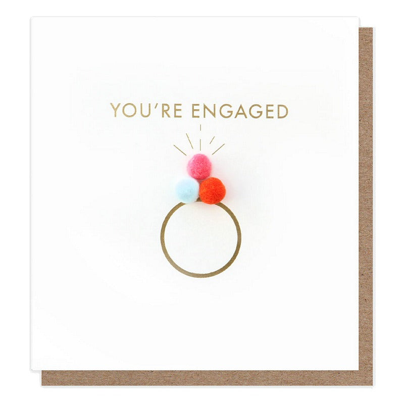 Caroline Gardner You're Engaged Mini Pom Poms MIN010 front