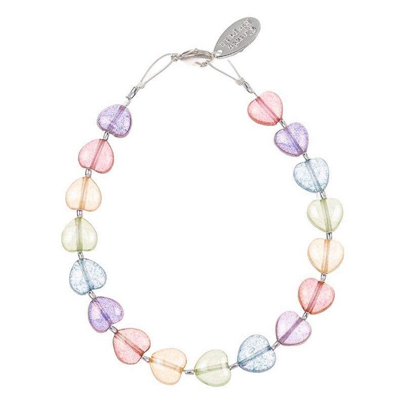 Carrie Elspeth Jewellery Lustre Hearts Bracelet B1802-3 flat