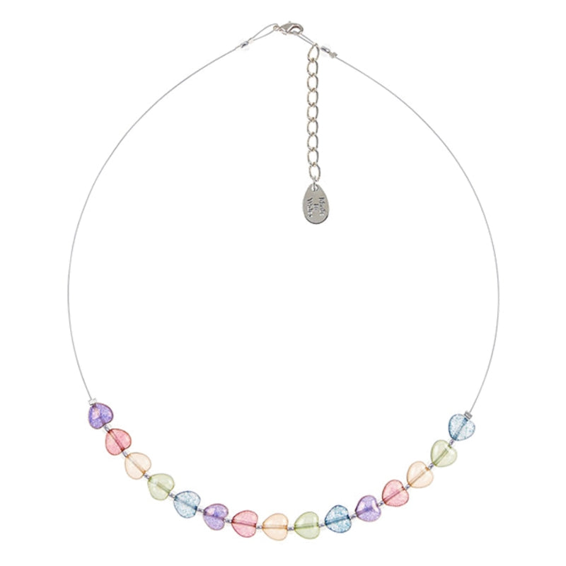 Carrie Elspeth Jewellery Lustre Hearts Necklace N1803 main