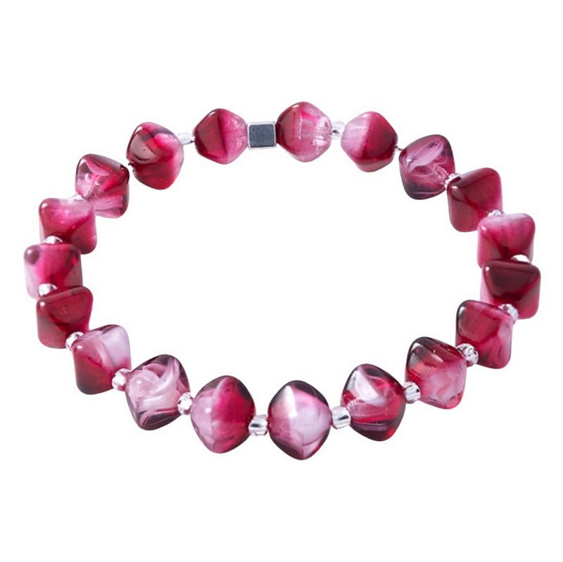 Carrie Elspeth Jewellery Magenta Wisps Bracelet B1826 main