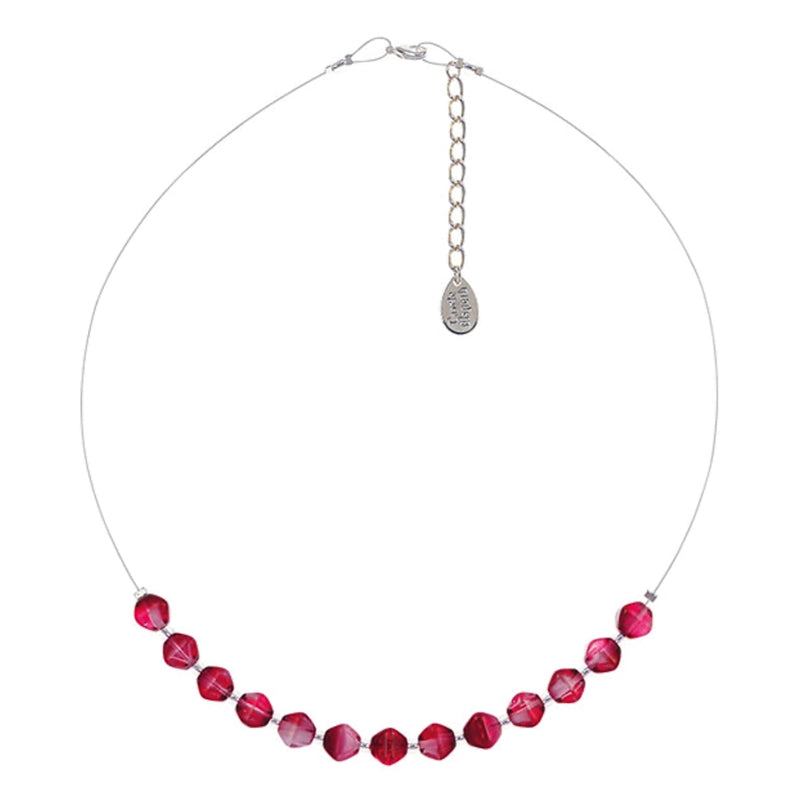 Carrie Elspeth Jewellery Magenta Wisps Necklace N1826 main