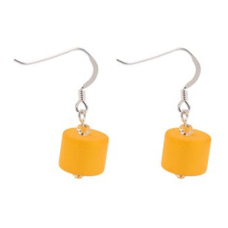 Carrie Elspeth Jewellery Yellow Frosted Earrings EH1647C main