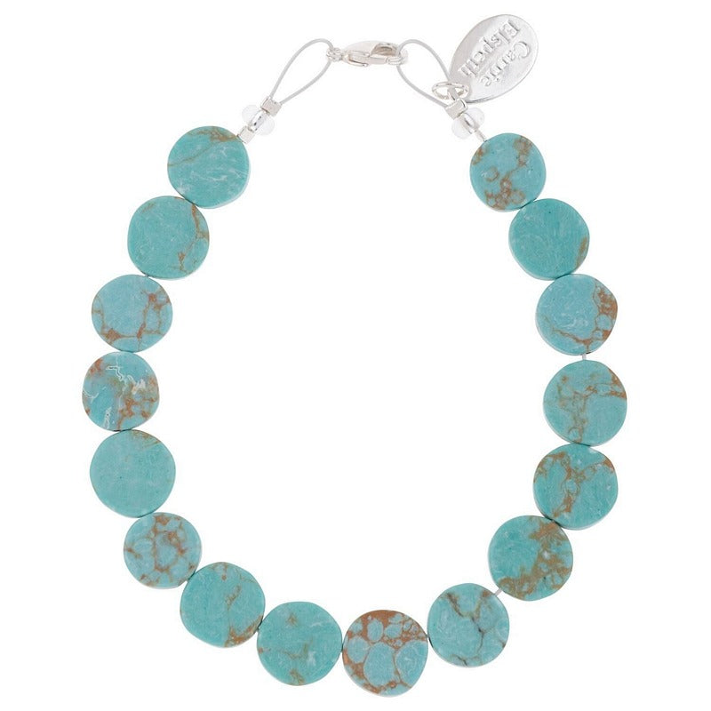 Turquoise Mosaic Coins Bracelet