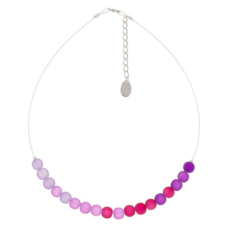 Carrie Elspeth Purples Frosted Galaxy Necklace N1537 main