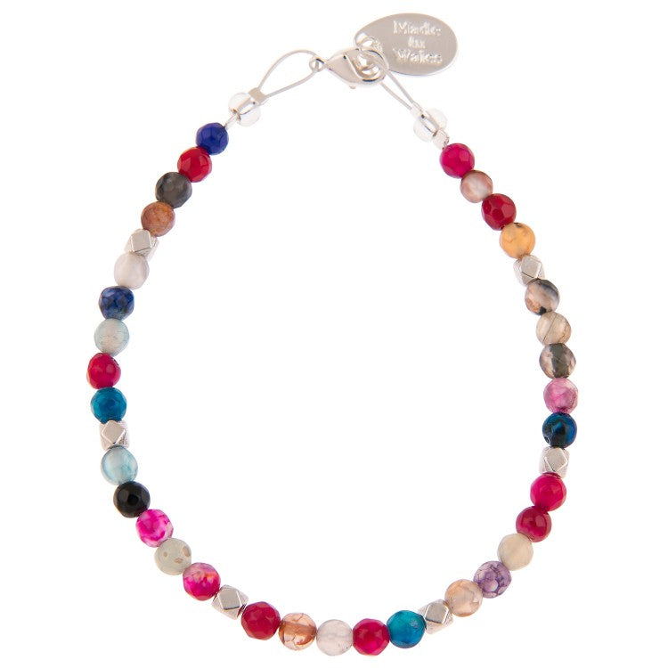Carrie Elspeth Rainbow Medley Agate Bracelet B1512-1513
