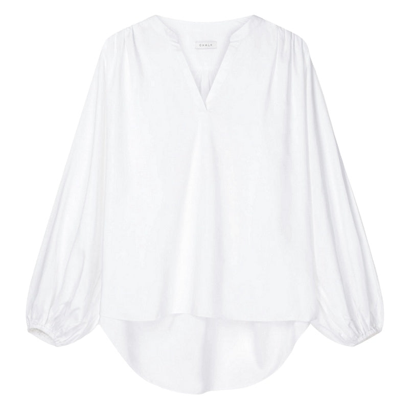 Chalk Clothing Deb Cotton Shirt White front