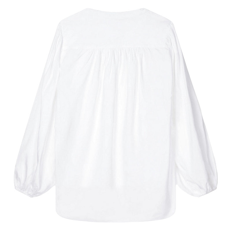 Chalk Clothing Deb Cotton Shirt White back