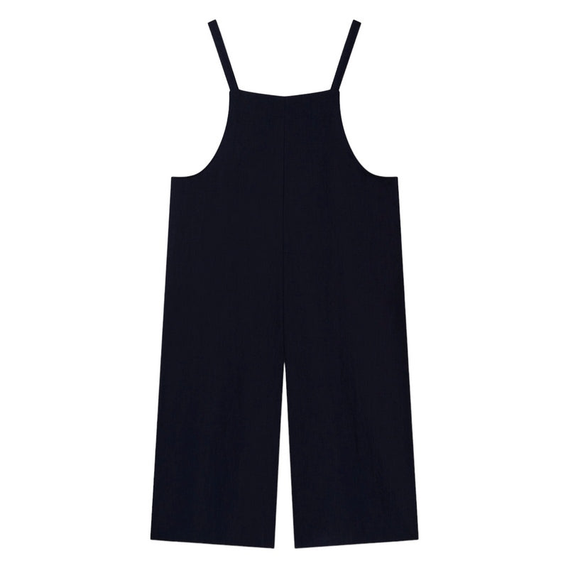 Chalk Clothing Grace Linen Jumpsuit Navy back