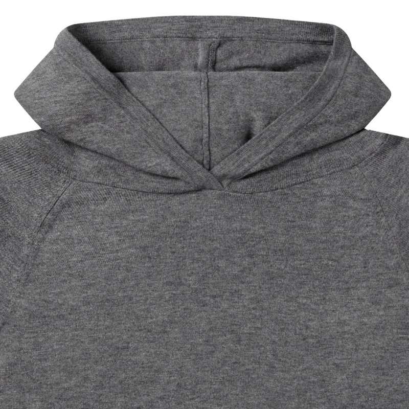 Chalk Clothing Hannah Hoody Charcoal hood detail