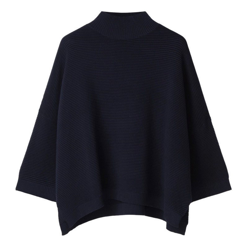 Chalk Clothing Vicki Cotton Jumper Navy front