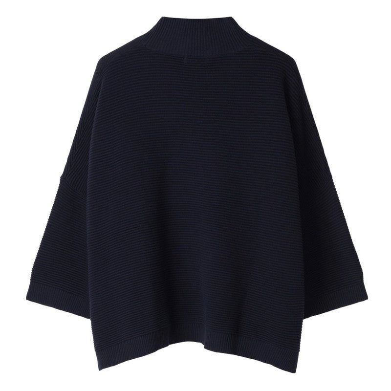 Chalk Clothing Vicki Cotton Jumper Navy back