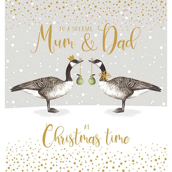 Christmas Card - To A Special Mum & Dad AFRX143