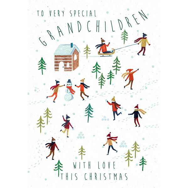 Christmas Card - To Very Special Grandchildren AFRX149