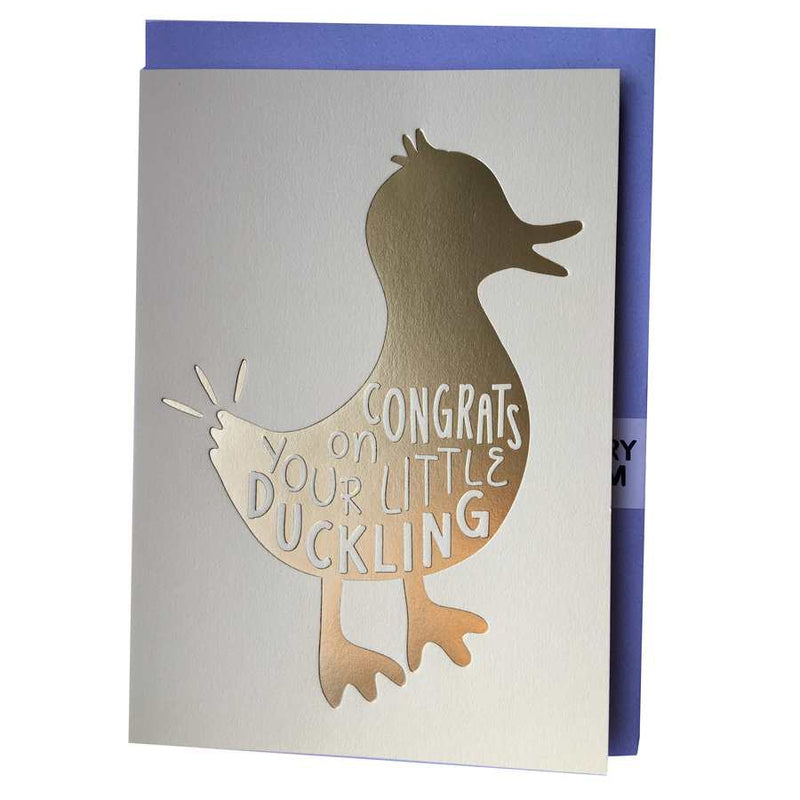 Congrats On Your Little Duckling card front 1