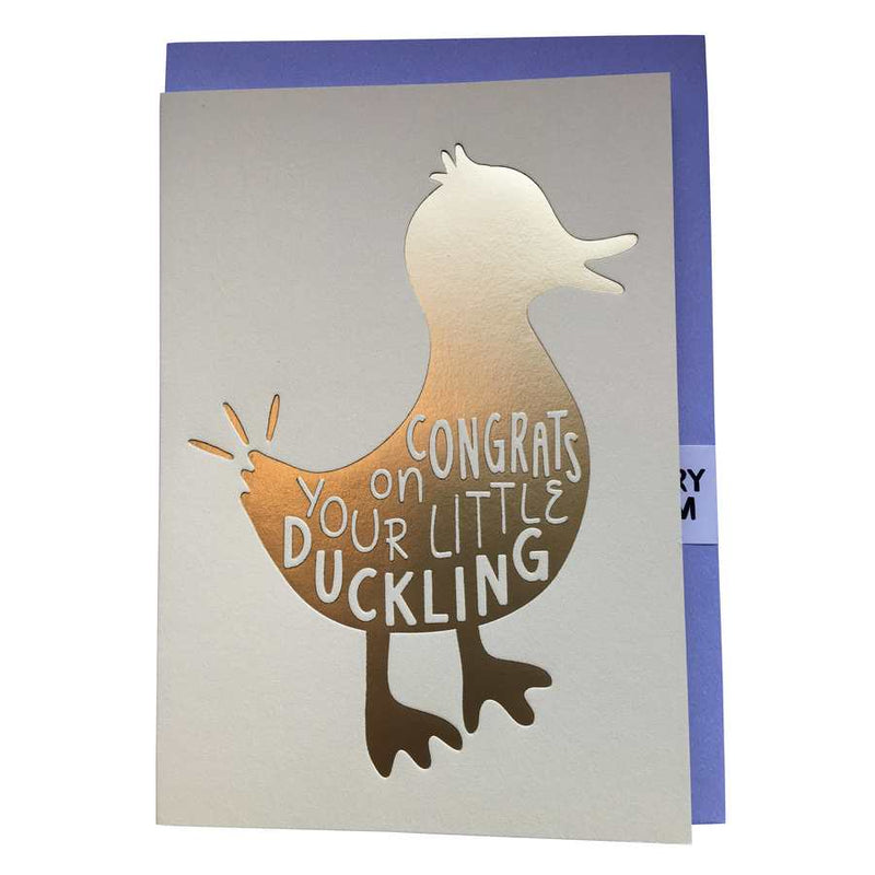 Congrats On Your Little Duckling card front 2