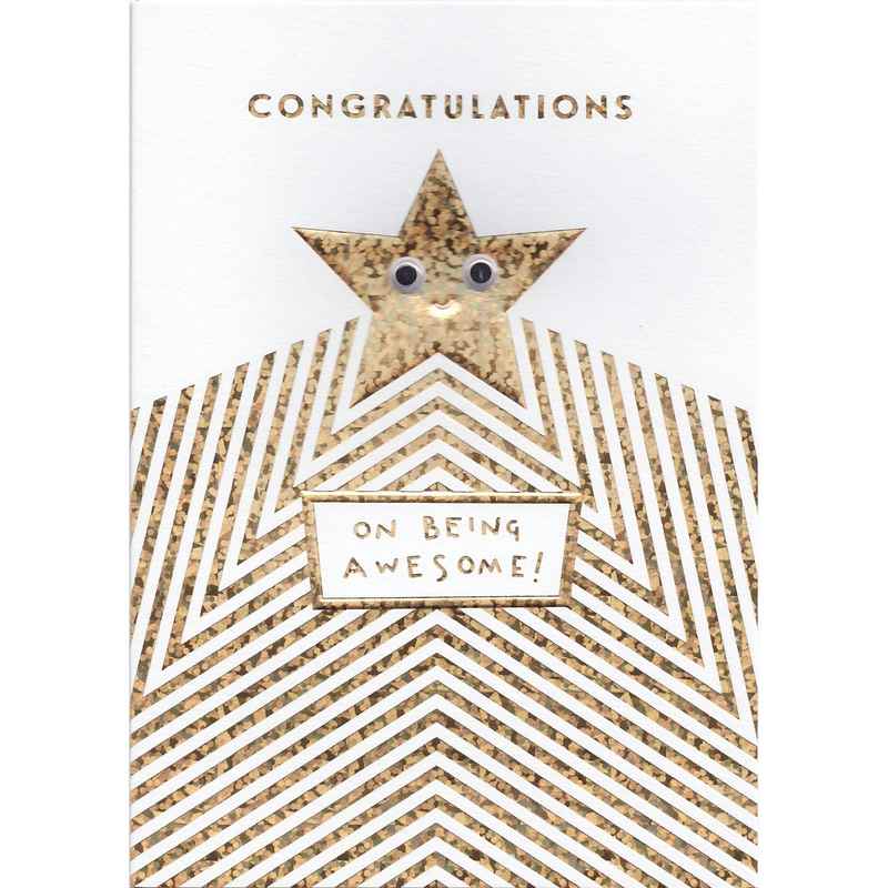 Congratulations On Being Awesome Card