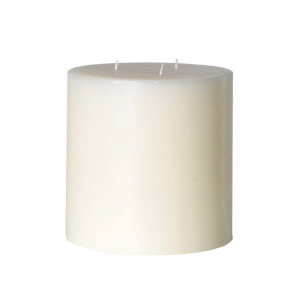 Cream Pillar Candle 15 x 15 cm DLT017