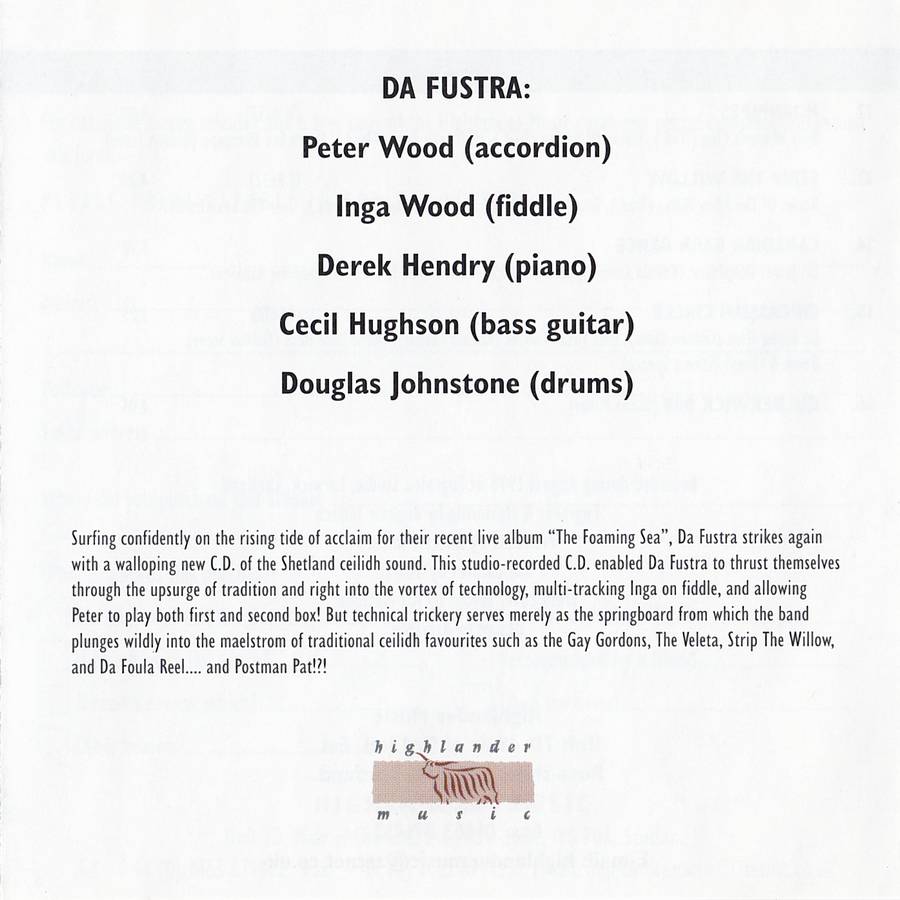 Da Fustra - Strikes Again CD booklet back