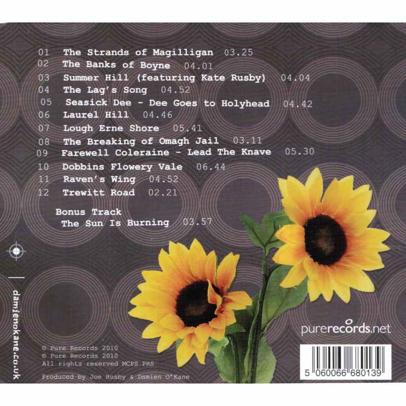 Damien O'Kane Summer Hill PRCD29 CD back