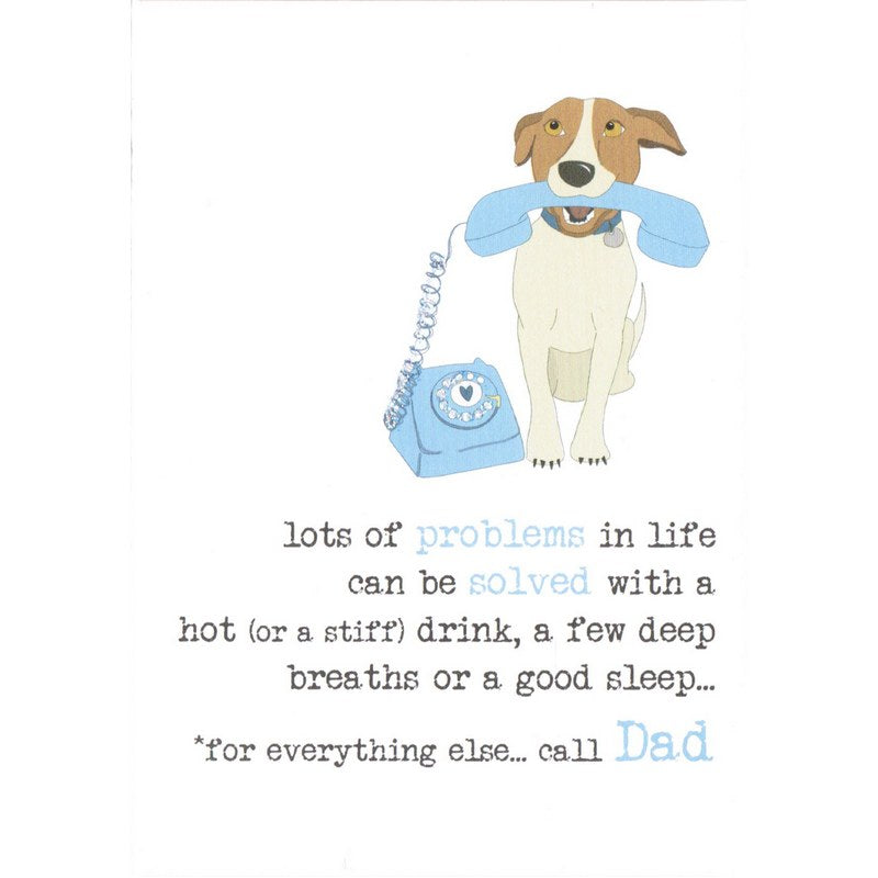 Dandelion Stationery Call Dad Card SS1912 front